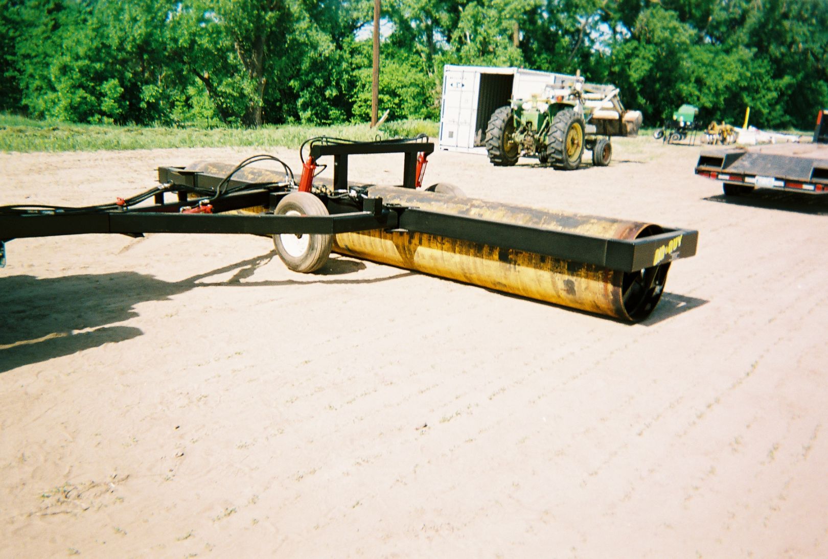 End transport field roller